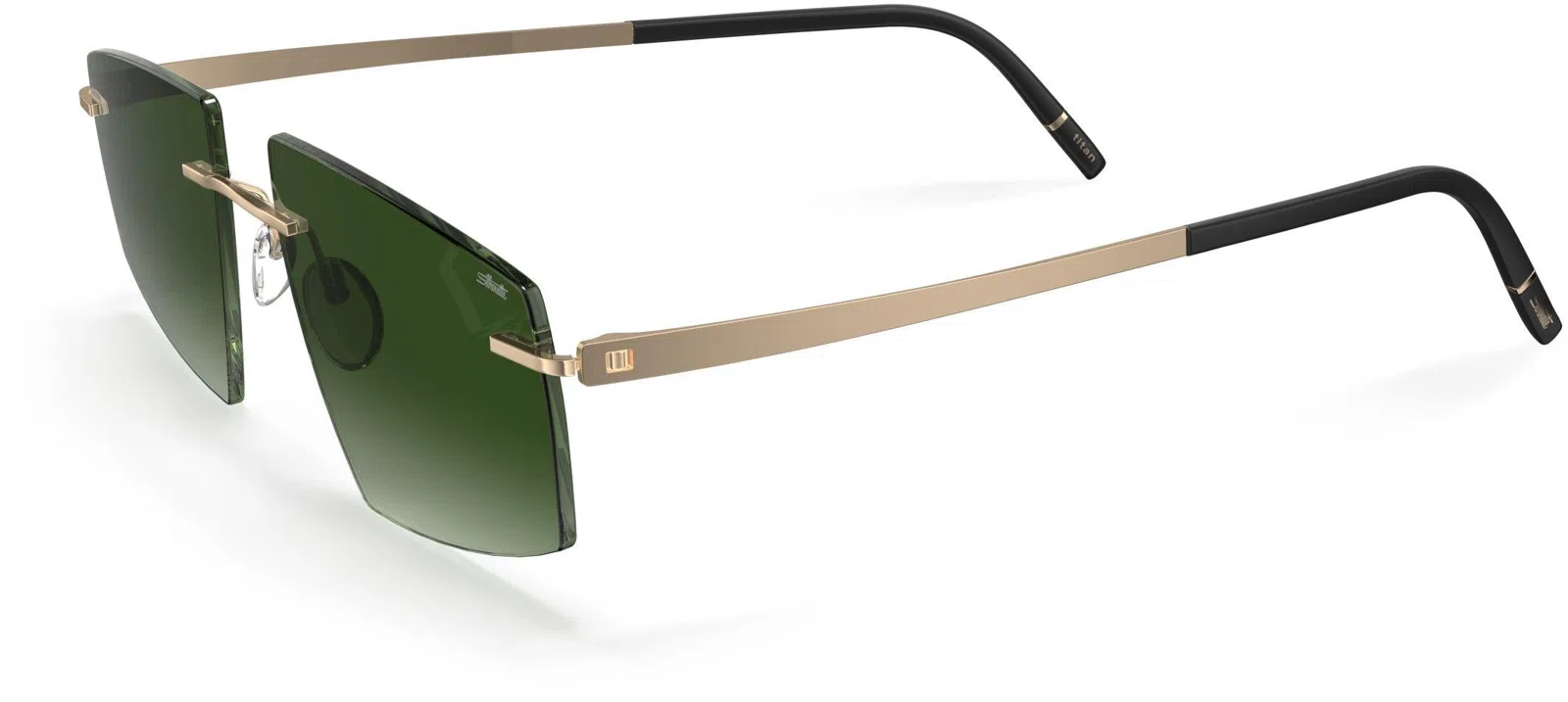 Silhouette Escondido Rimless 8747 Sunglasses - view 4
